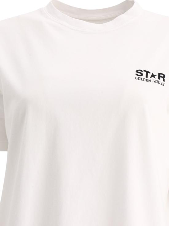  골든구스 반팔 티셔츠 GWP01220P00088110364 White - GOLDEN GOOSE
