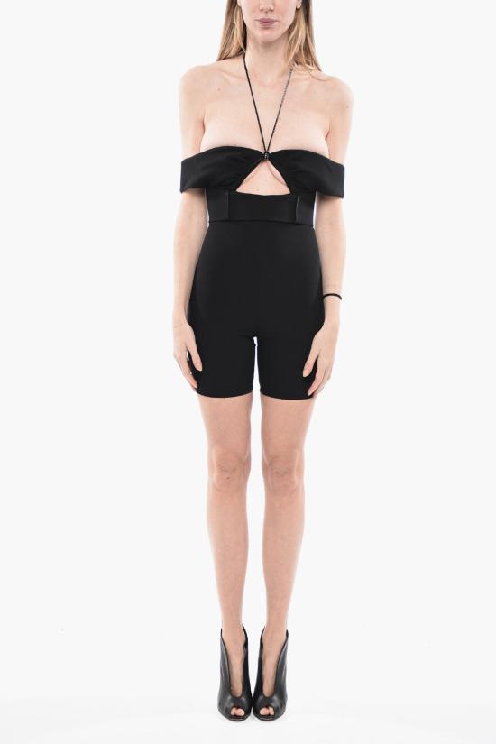  생로랑 점프수트 684827Y5E47 1000 Black