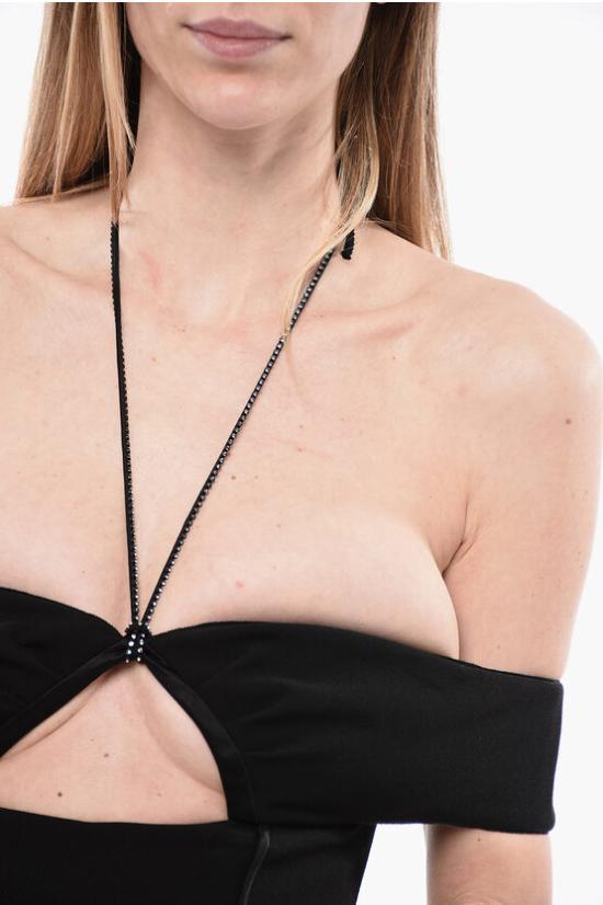  생로랑 점프수트 684827Y5E47 1000 Black - SAINT LAURENT