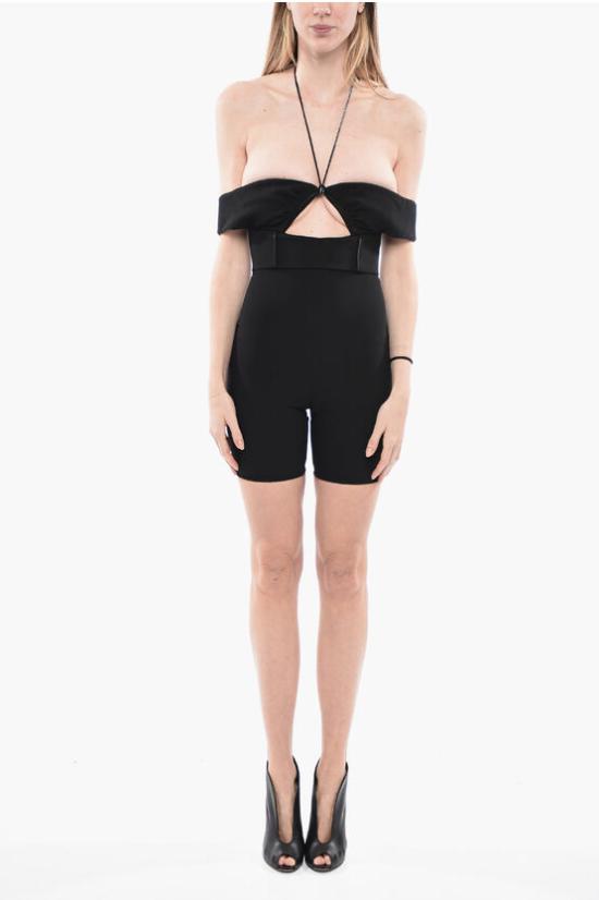  생로랑 점프수트 684827Y5E47 1000 Black