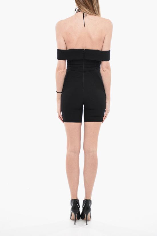  생로랑 점프수트 684827Y5E47 1000 Black - SAINT LAURENT