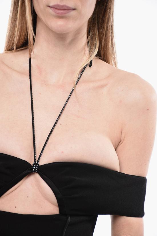  생로랑 점프수트 684827Y5E47 1000 Black - SAINT LAURENT