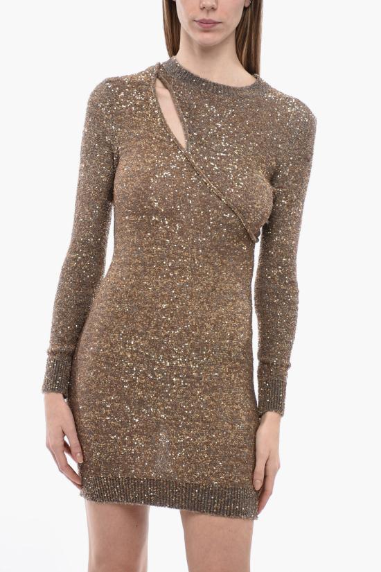  스텔라 맥카트니 숏 원피스 6K01293S23421265 Gold - STELLA MCCARTNEY