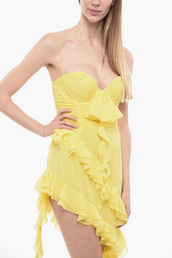  알레산드라리치 숏 원피스 FAB3145F28906869 Yellow - ALESSANDRA RICH