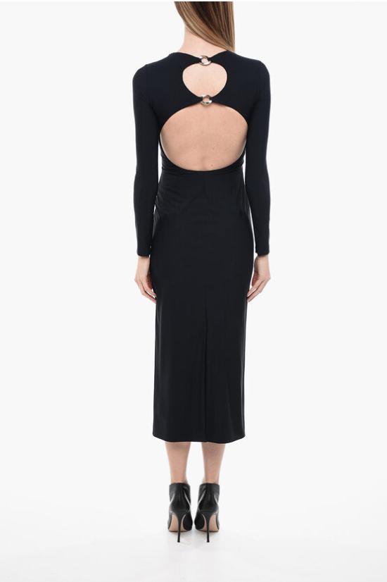  버버리 롱 원피스 8062655 Black - BURBERRY