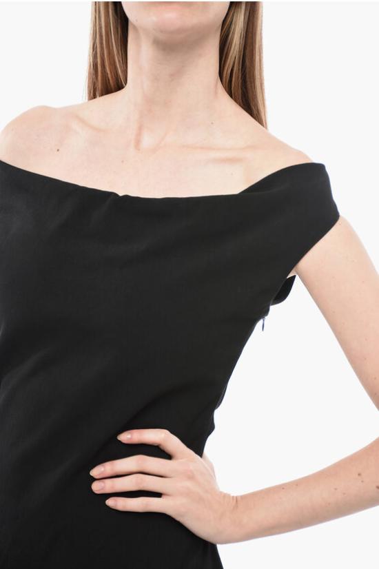  보테가베네타 롱 원피스 743355V2T30 1000 Black - BOTTEGA VENETA