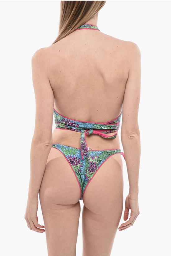  레이나올가 비키니 수영복 SHOWHORSE PRINTGREEN FLOWERS Pink - REINA OLGA