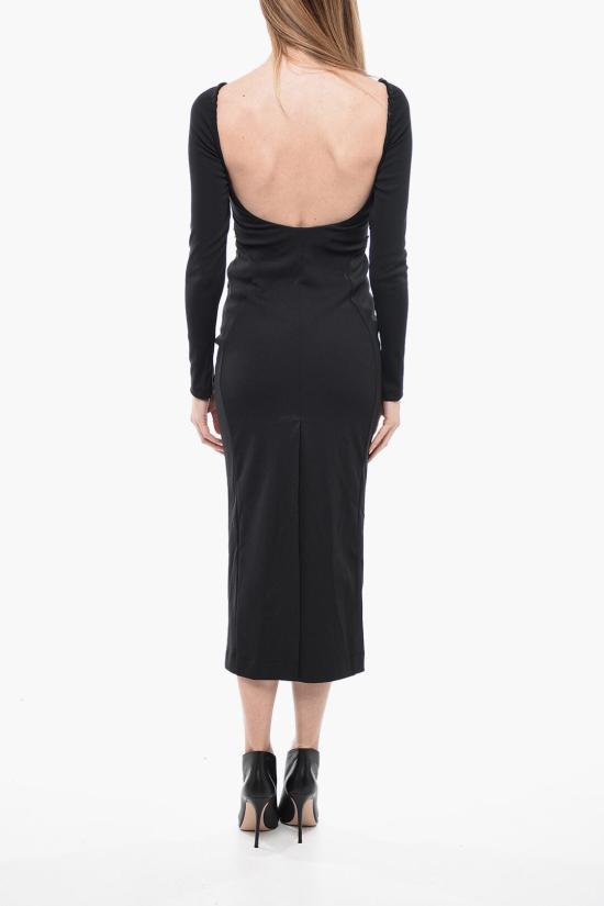  아누키  롱 원피스 APF22 N29 DRVI BK Black - ANOUKI