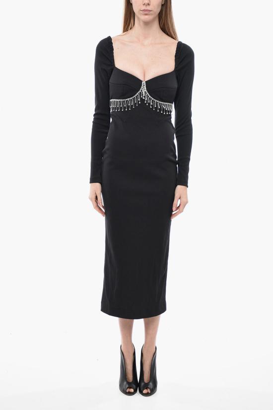  아누키  롱 원피스 APF22 N29 DRVI BK Black