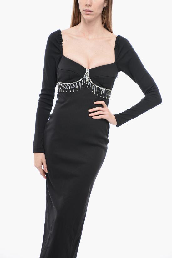  아누키  롱 원피스 APF22 N29 DRVI BK Black - ANOUKI