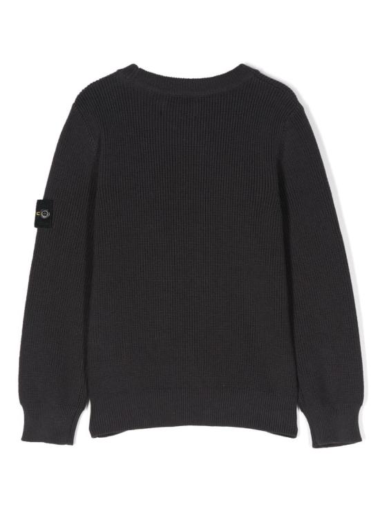  [키즈] 스톤아일랜드 주니어 캐시미어 니트 8016504D8 V0063 BLUE GREY - STONE ISLAND