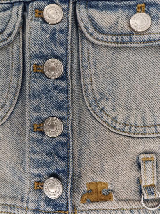  쿠레쥬 베스트 124DBL153DE0016 7011 Blue - COURREGES