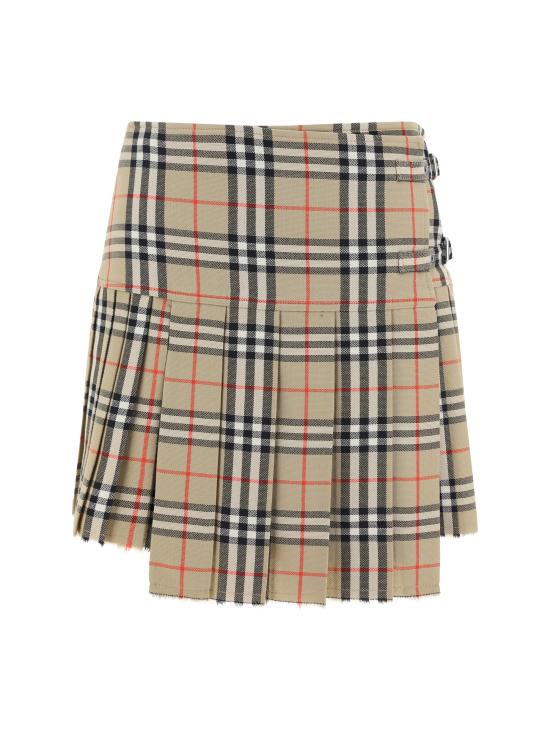 25SS 버버리 숏 스커트 8025832 A7028 BROWN