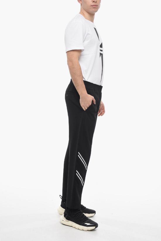  닐바렛 트레이닝/조거 팬츠 PBPA092 U001 042 Black - NEIL BARRETT