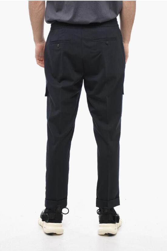  닐바렛 수트 팬츠 PBPA074 U008 415 Blue - NEIL BARRETT