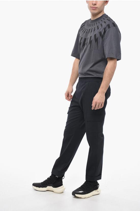  닐바렛 수트 팬츠 PBPA074 U008 415 Blue - NEIL BARRETT