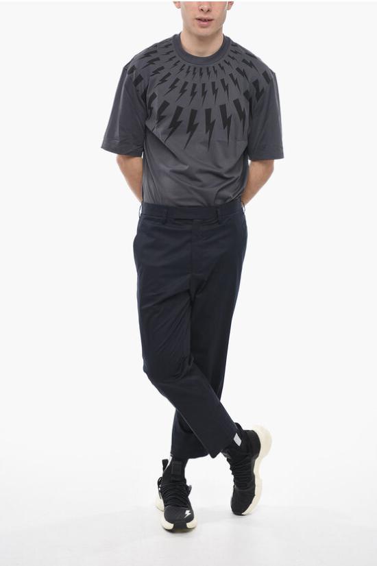  닐바렛 수트 팬츠 PBPA064 U003 466 Blue - NEIL BARRETT