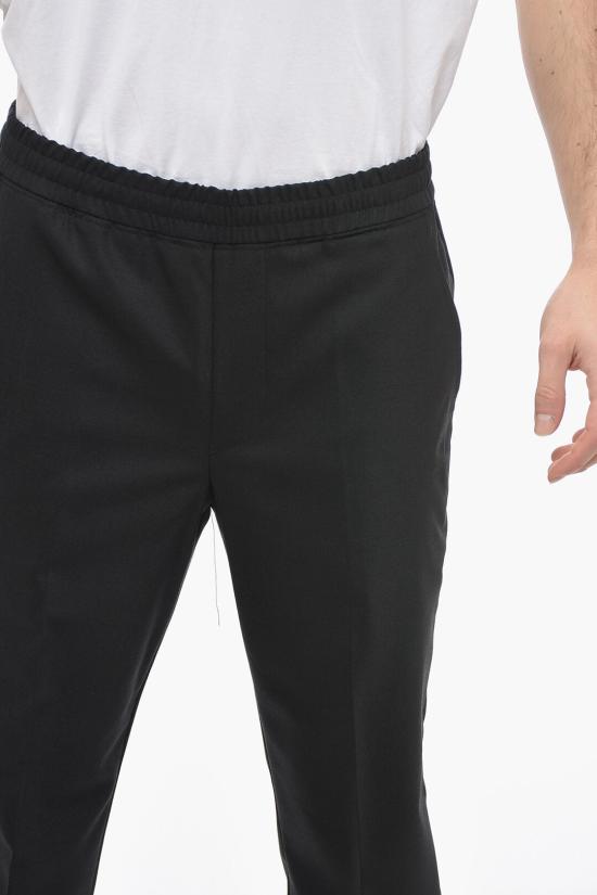  닐바렛 트레이닝/조거 팬츠 PBPA635 U008 01 Black - NEIL BARRETT