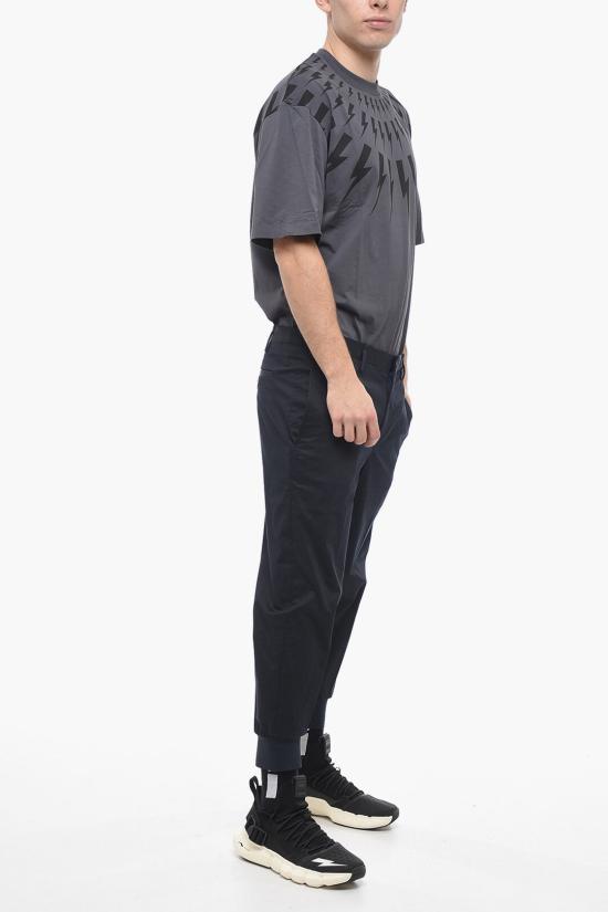  닐바렛 스트레이트 팬츠 PBPA78SH U003 466 Blue - NEIL BARRETT