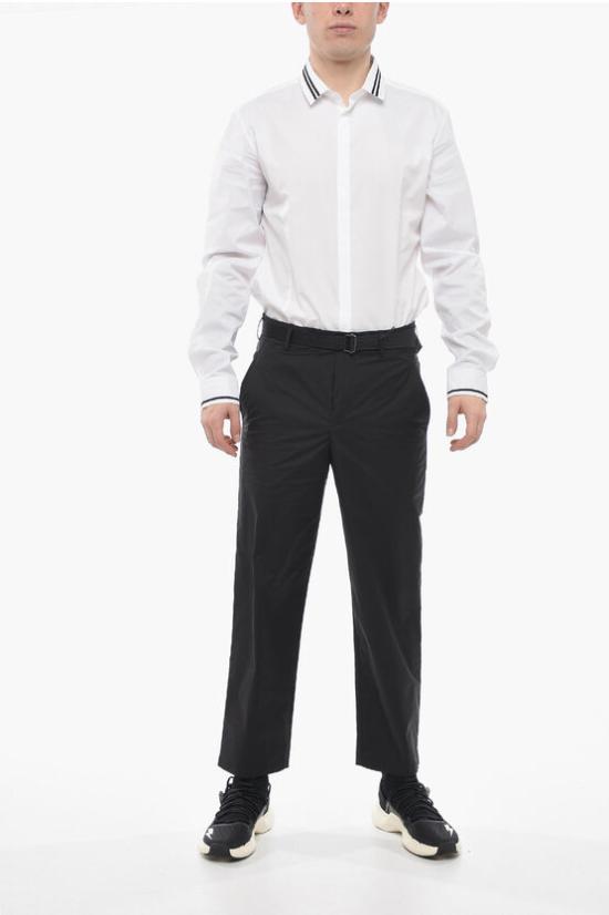  닐바렛 수트 팬츠 PBPA817YH U006 01 Black - NEIL BARRETT