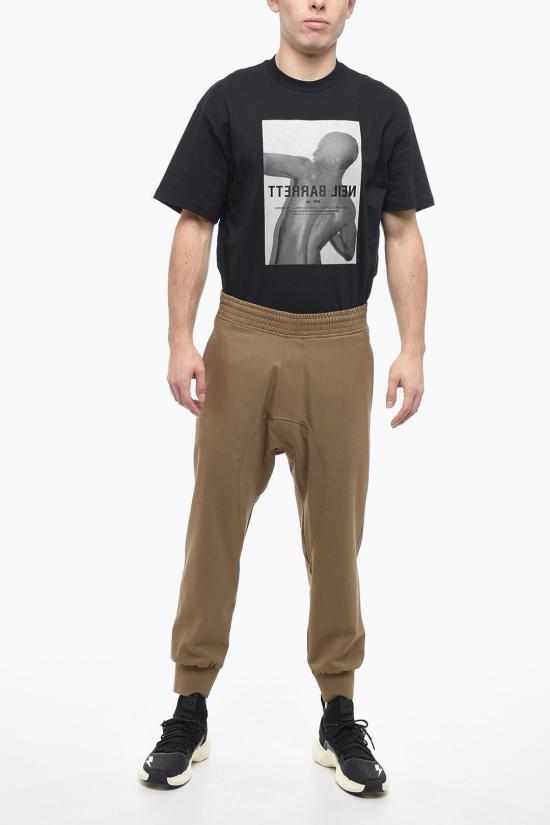  닐바렛 트레이닝/조거 팬츠 PBPA83 U008 1390 Brown - NEIL BARRETT