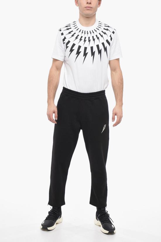  닐바렛 트레이닝/조거 팬츠 PBJP061 U510 01 Black - NEIL BARRETT