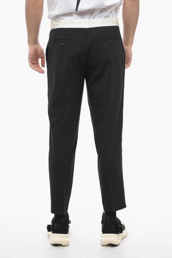 닐바렛 스트레이트 팬츠 PBPA098C U024C 3531 Black - NEIL BARRETT
