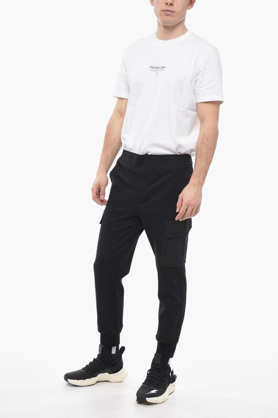  닐바렛 트레이닝/조거 팬츠 PBJP049C U508C 01 Black - NEIL BARRETT