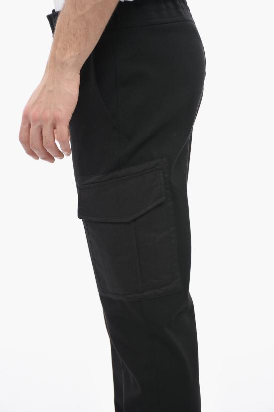  닐바렛 트레이닝/조거 팬츠 PBJP049C U508C 01 Black - NEIL BARRETT