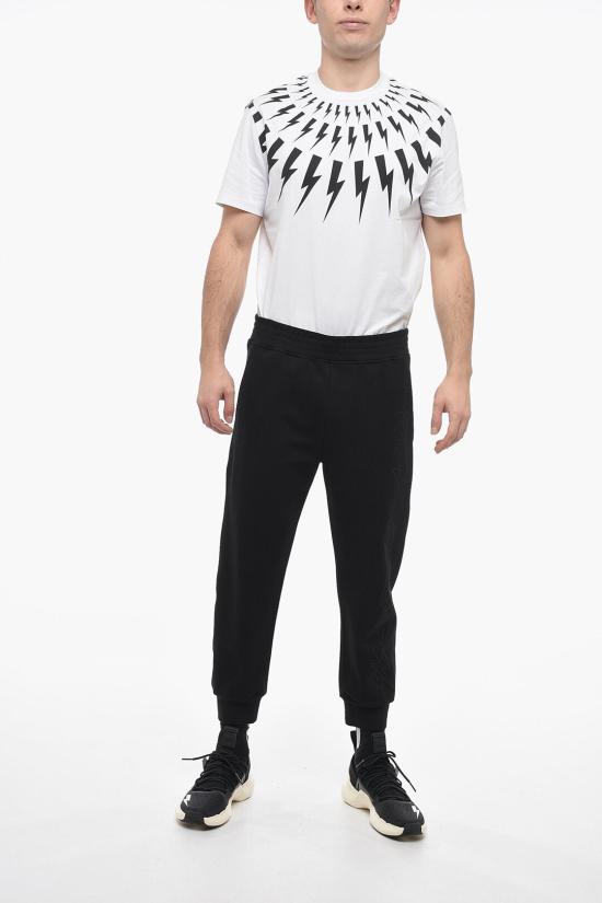  닐바렛 트레이닝/조거 팬츠 PBJP052H U507C 0101 Black - NEIL BARRETT