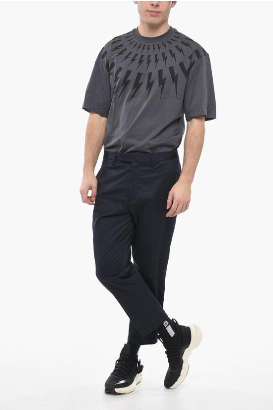  닐바렛 수트 팬츠 PBPA064H U003 466 Blue - NEIL BARRETT