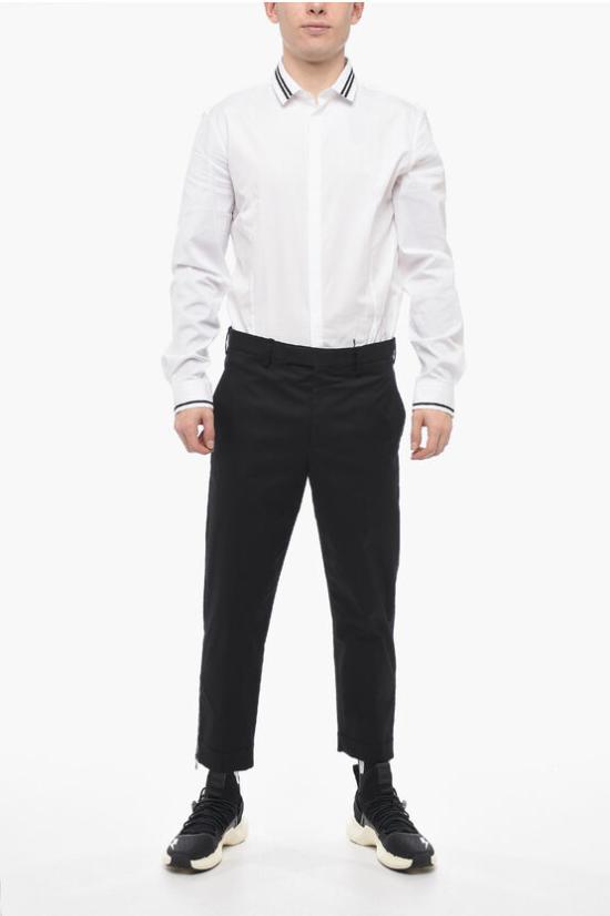  닐바렛 수트 팬츠 PBPA097H U009 01 Black - NEIL BARRETT