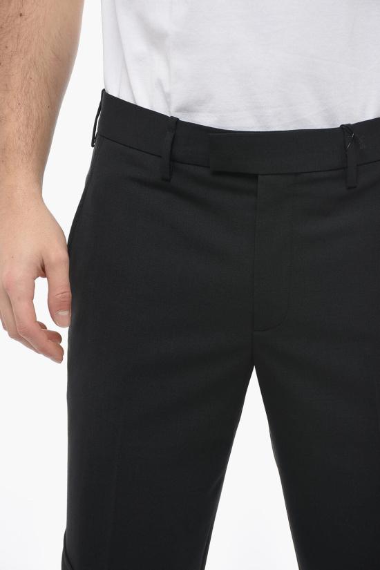  닐바렛 스트레이트 팬츠 PBPA073 U008 01 Black - NEIL BARRETT