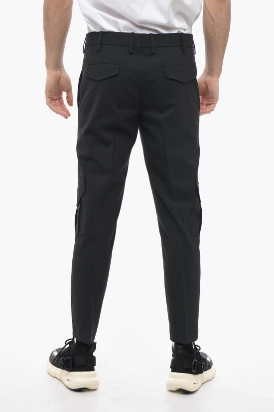  닐바렛 스트레이트 팬츠 PBPA073 U008 01 Black - NEIL BARRETT