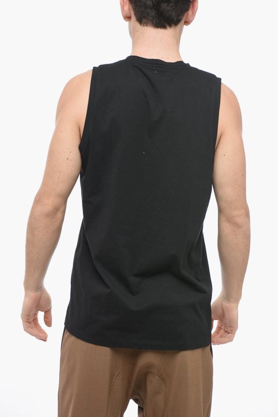  닐바렛 민소매 티셔츠 BJT248E E515 01 Black - NEIL BARRETT