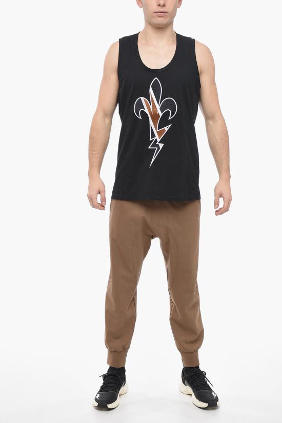  닐바렛 민소매 티셔츠 BJT248E E515 01 Black - NEIL BARRETT