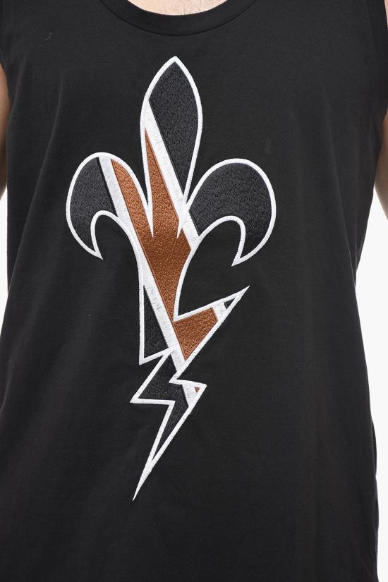  닐바렛 민소매 티셔츠 BJT248E E515 01 Black - NEIL BARRETT