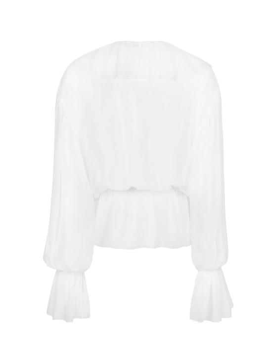  돌체앤가바나 블라우스 F79FGTFU1AT W0800 White - DOLCE & GABBANA