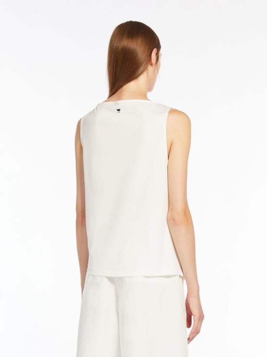 24SS 위켄드막스마라 민소매 티셔츠 2415941062600 001 - WEEKEND MAX MARA