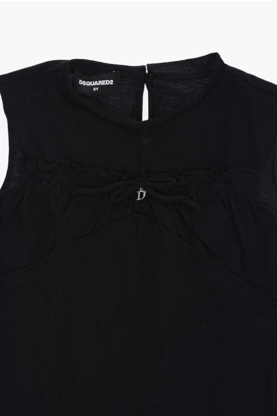  [키즈] 디스퀘어드2 티셔츠 DQ1518 D0A3Z DQ900 Black - DSQUARED2