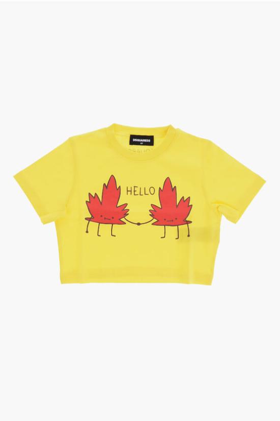 [키즈] 디스퀘어드2 티셔츠 DQ1572 D00MM DQ205 Yellow