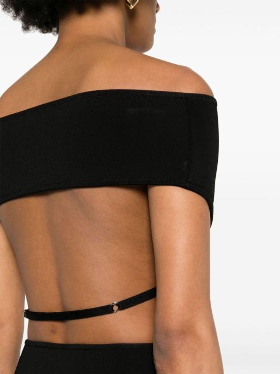  자크뮈스 숏 숏 원피스 241KN442 2378 990 BLACK - JACQUEMUS