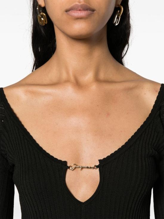  자크뮈스 미디 원피스 241KN356 2358 990 BLACK - JACQUEMUS