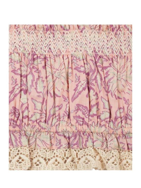  [키즈] 루이스미샤 티셔츠 GRI S24 C0028 PINK DAISY GARDEN - LOUISE MISHA