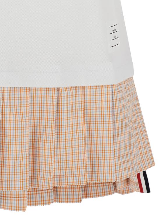 24SS 톰브라운 미디 원피스 FJD107A00050100 White - THOM BROWNE