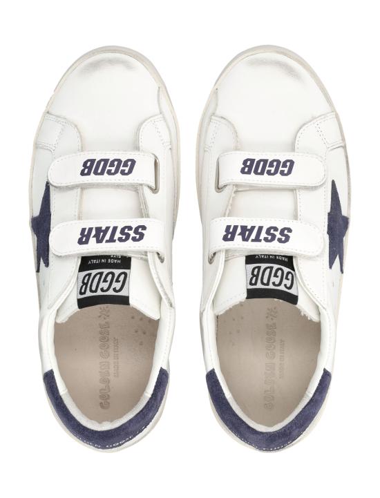 26SS [키즈] 골든구스 스니커즈 F00111F000418 10304 WHITE BLUE DEPTHS - GOLDEN GOOSE