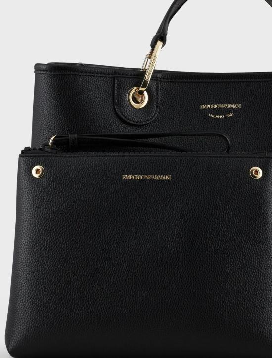 25SS 엠프리오 아르마니 EA7 토트백 Y3D165YFO5B85218 NERO SILVER - EMPORIO ARMANI