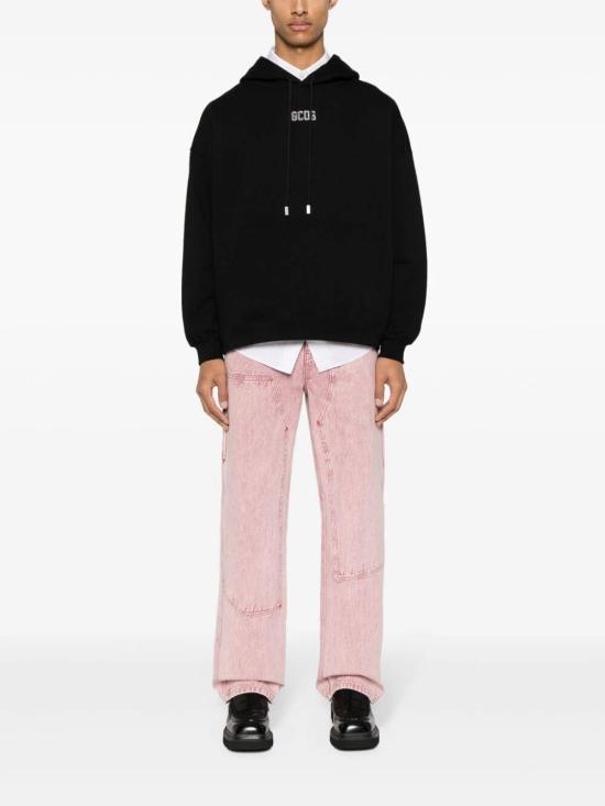  지씨디에스 후드 티셔츠 A1OM1900JB3 99 NERO - GCDS