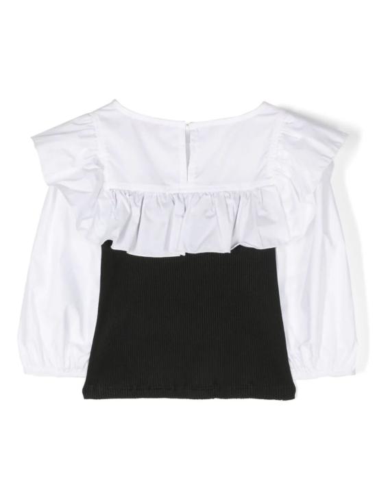 24SS [키즈] 모나리자 블라우스 17C3003116 9950 BIANCO NERO - MONNALISA