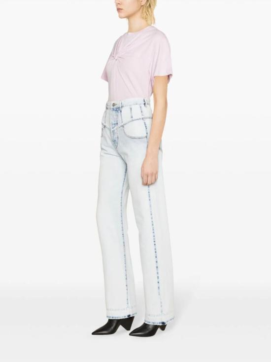  이자벨마랑 데님 스트레이트 팬츠 PA0209FBB1H09I 30LU LIGHT BLUE - ISABEL MARANT